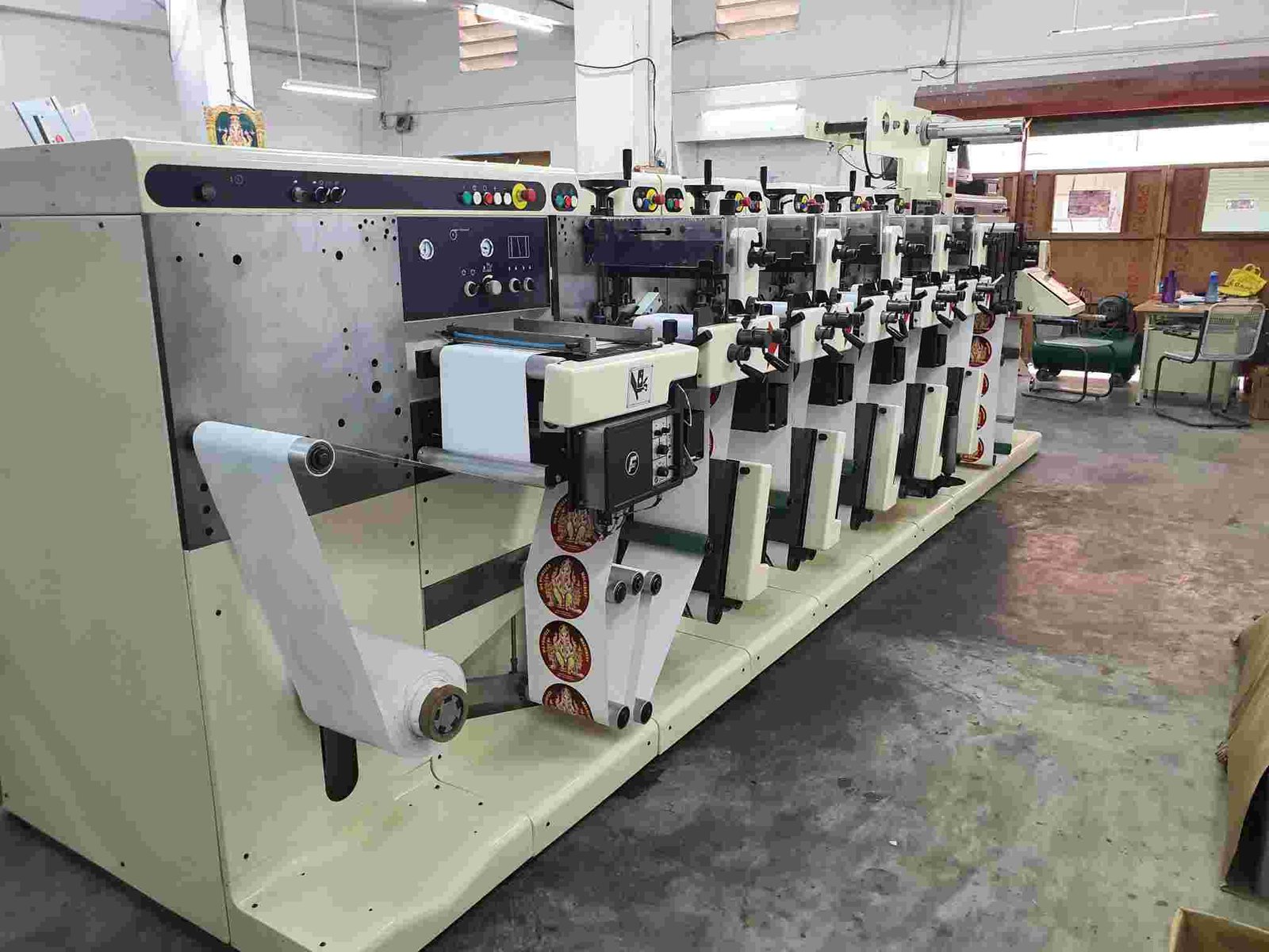 FLEXO ROTARY LABEL PRINTING MACHINE | MK PRINTECS MACHINERY